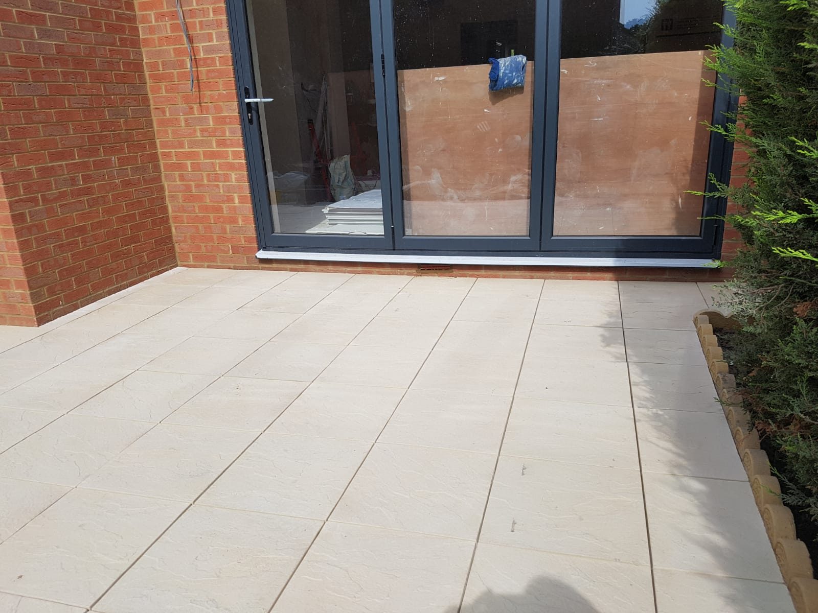 Extension with bifold doors