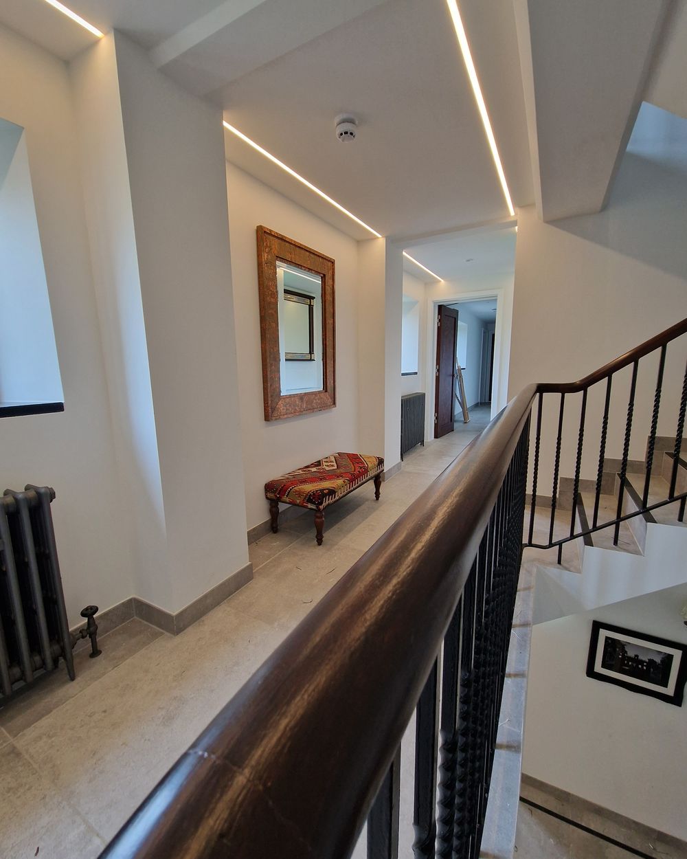 Main staircase after the refurbishment